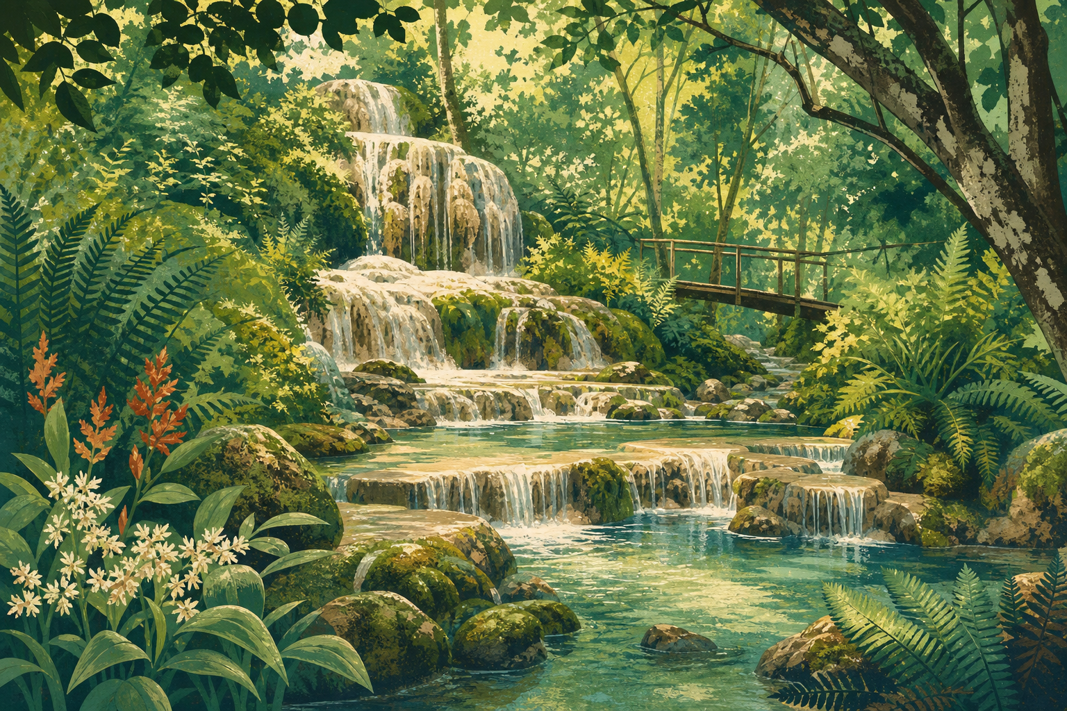 Illustration - Entrer dans un jardin d’eau