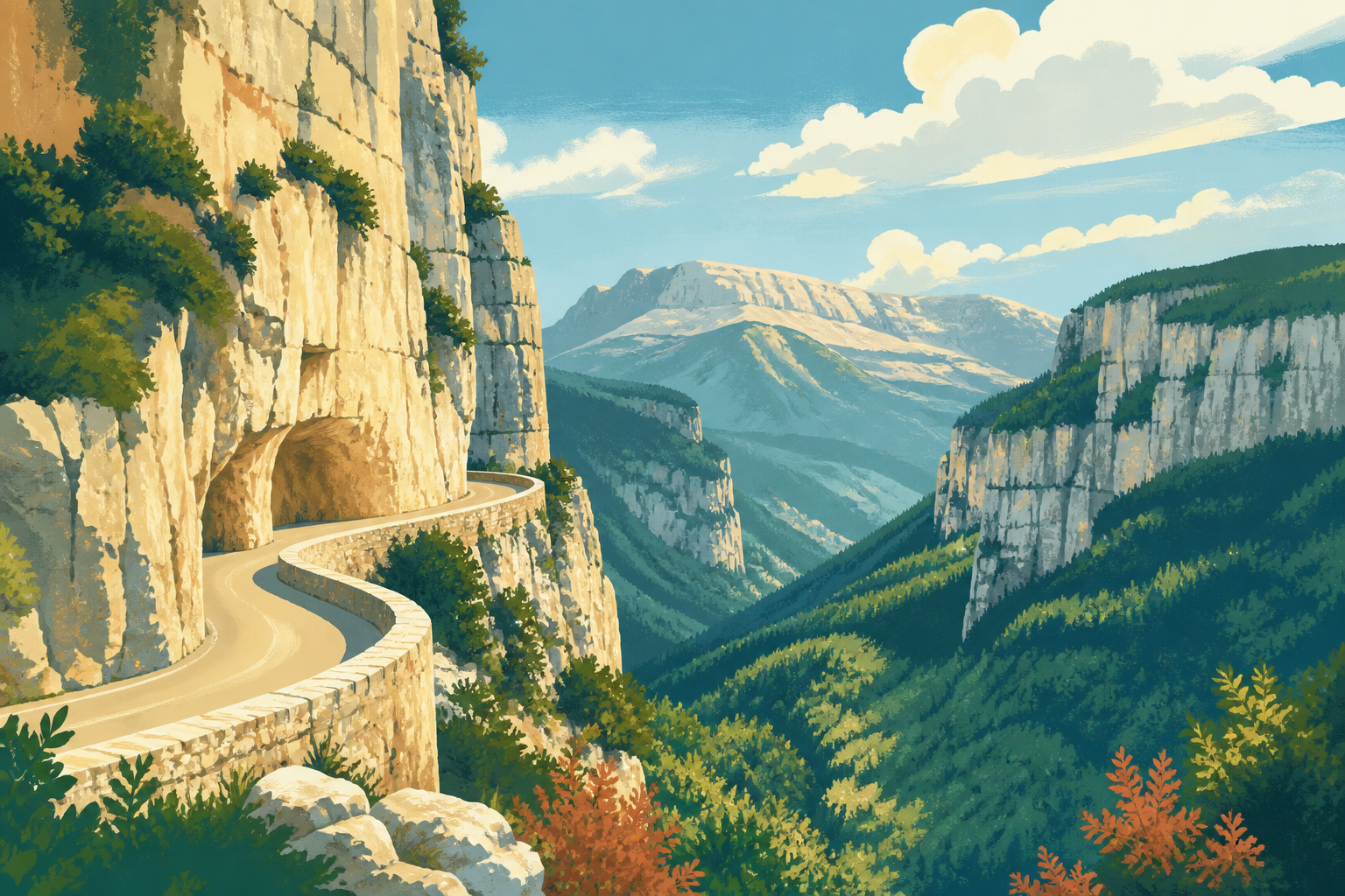 Illustration - Parcourir les routes du Vercors