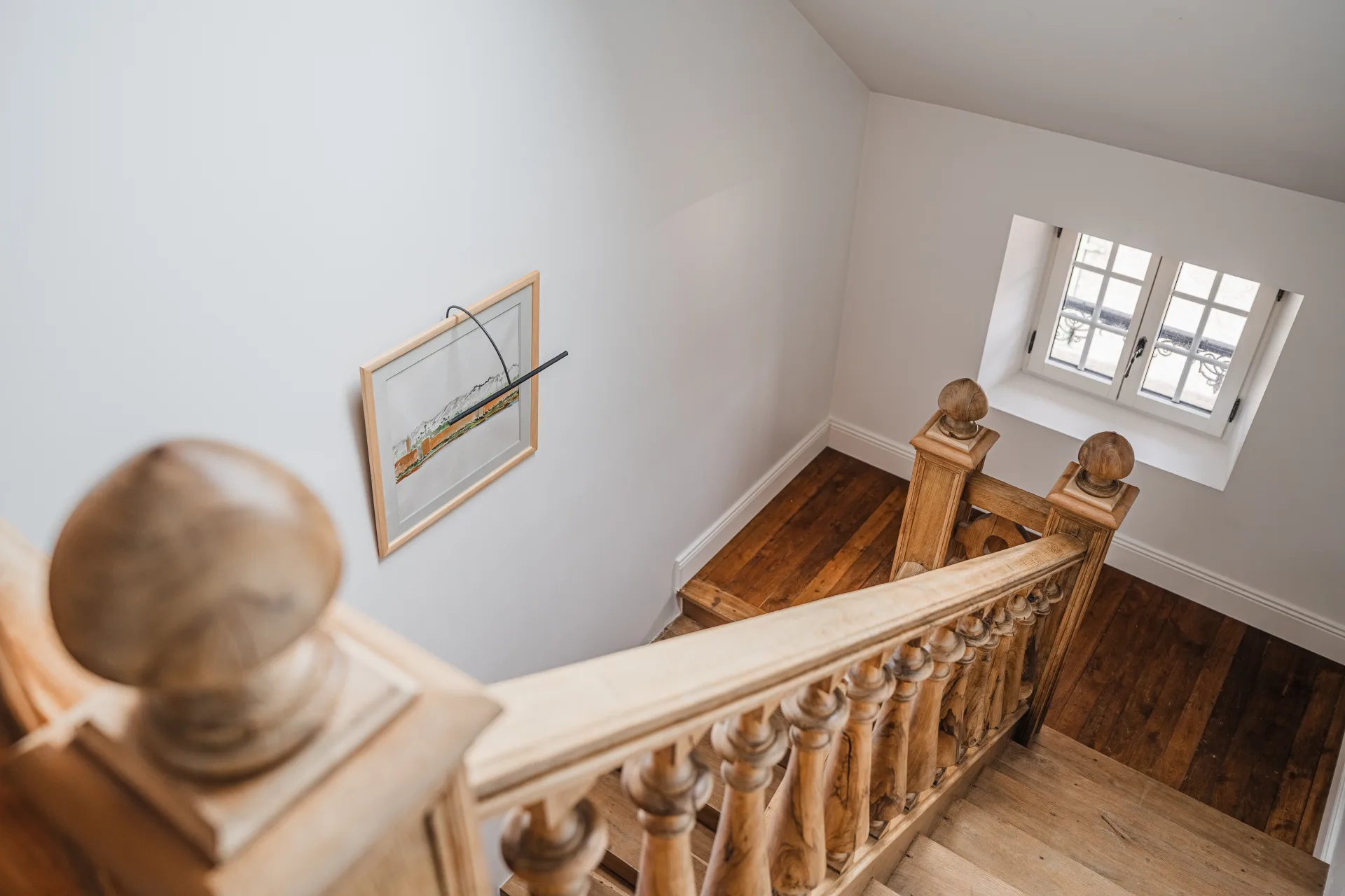 Escalier ancien en bois
